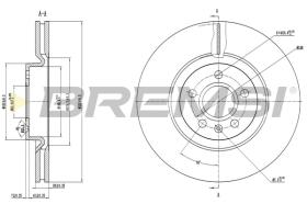 BREMSI CD8693V - DISCHI FRENO - BRAKE DISCS