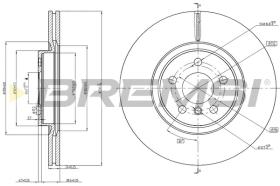 BREMSI CD8762V - DISCHI FRENO - BRAKE DISCS