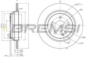 BREMSI CD8764V - DISCHI FRENO - BRAKE DISCS