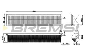 BREMSI FA0132 - FILTRO DE AIRE