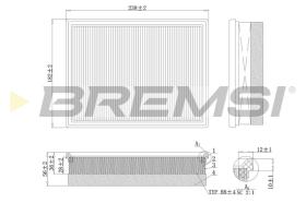 BREMSI FA0557 - FILTRO DE AIRE