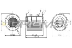 BREMSI FA0624 - FILTRO DE AIRE