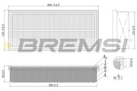 BREMSI FA1121 - FILTRO DE AIRE