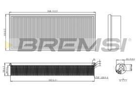 BREMSI FA1156 - FILTRO DE AIRE