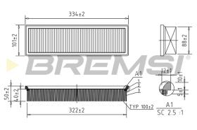 BREMSI FA1159 - FILTRO DE AIRE