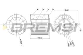 BREMSI FA1173 - FILTRO DE AIRE