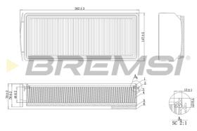 BREMSI FA1205 - FILTRO DE AIRE