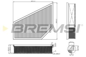 BREMSI FA1215 - FILTRO DE AIRE