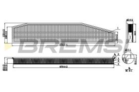 BREMSI FA1261 - FILTRO DE AIRE