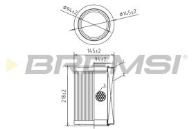 BREMSI FA2020 - FILTRO DE AIRE