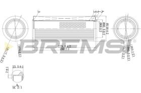 BREMSI FA2114 - FILTRO DE AIRE