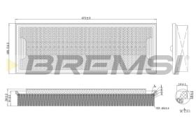 BREMSI FA2127 - FILTRO DE AIRE