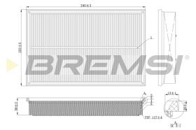 BREMSI FA2138 - FILTRO DE AIRE