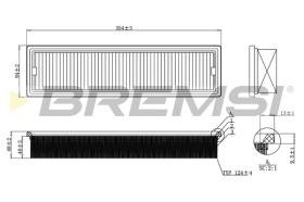 BREMSI FA2289 - FILTRO DE AIRE