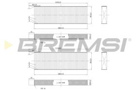 BREMSI FC0071C - FILTRO, AIRE HABITáCULO