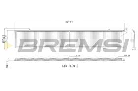 BREMSI FC0085 - FILTRO, AIRE HABITáCULO