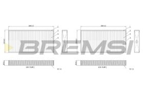 BREMSI FC0859 - FILTRO, AIRE HABITáCULO