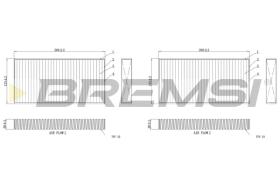 BREMSI FC0859C - FILTRO, AIRE HABITáCULO