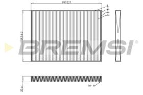 BREMSI FC0936 - FILTRO, AIRE HABITáCULO