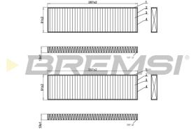 BREMSI FC0946 - FILTRO, AIRE HABITáCULO