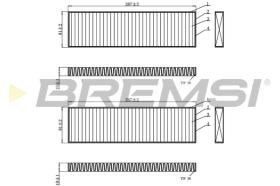 BREMSI FC0946C - FILTRO, AIRE HABITáCULO