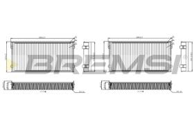 BREMSI FC0948C - FILTRO, AIRE HABITáCULO