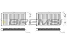 BREMSI FC0950C - FILTRO, AIRE HABITáCULO