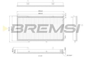 BREMSI FC0998 - FILTRO, AIRE HABITáCULO