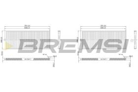 BREMSI FC1529 - FILTRO, AIRE HABITáCULO