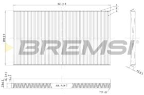 BREMSI FC1537C - FILTRO, AIRE HABITáCULO