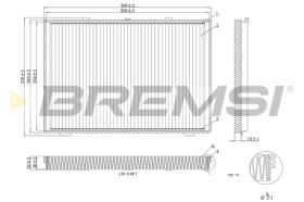 BREMSI FC1946 - FILTRO, AIRE HABITáCULO