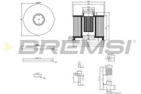 BREMSI FE0040 - FILTRO COMBUSTIBLE