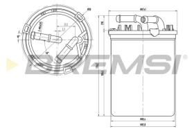 BREMSI FE0043 - FILTRO COMBUSTIBLE