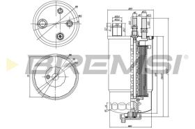 BREMSI FE0050 - FILTRO COMBUSTIBLE