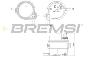 BREMSI FE0160 - FILTRO COMBUSTIBLE