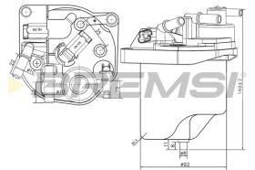 BREMSI FE0223 - FILTRO COMBUSTIBLE