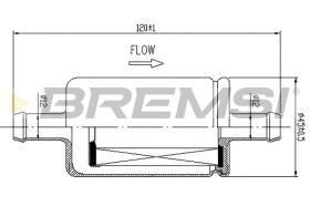 BREMSI FE0323 - FILTRO COMBUSTIBLE