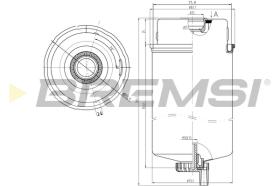 BREMSI FE0347 - FILTRO COMBUSTIBLE