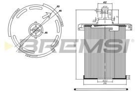 BREMSI FE0358 - FILTRO COMBUSTIBLE