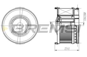 BREMSI FE0367 - FILTRO COMBUSTIBLE