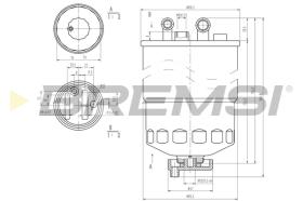 BREMSI FE0372 - FILTRO COMBUSTIBLE