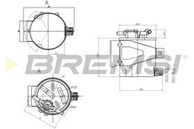 BREMSI FE0388 - FILTRO COMBUSTIBLE