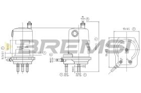 BREMSI FE0786 - FILTRO COMBUSTIBLE