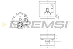 BREMSI FE0839 - FILTRO COMBUSTIBLE