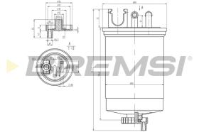 BREMSI FE1310 - FILTRO COMBUSTIBLE