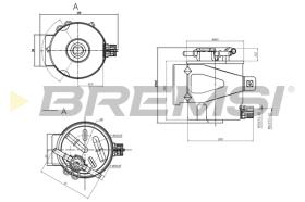 BREMSI FE1313 - FILTRO COMBUSTIBLE