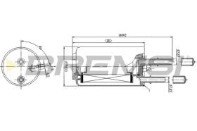 BREMSI FE2335 - FILTRO COMBUSTIBLE