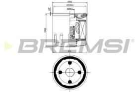 BREMSI FL0031 - FILTRO DE ACEITE