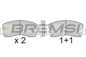 BREMSI BP2215 - JUEGO DE PASTILLAS DE FRENO