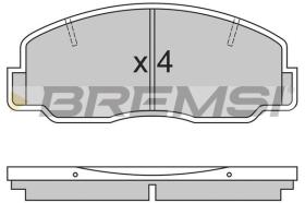 BREMSI BP2305 - JUEGO DE PASTILLAS DE FRENO